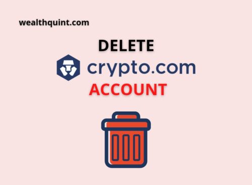 Delete Crypto.com account