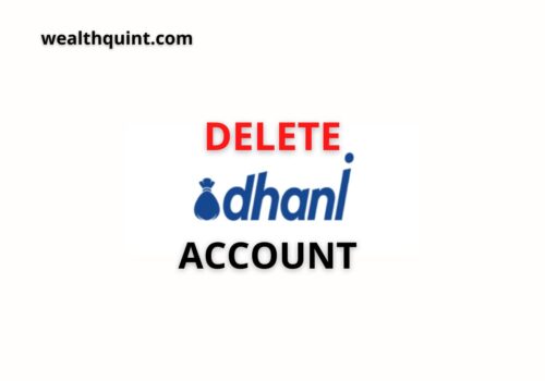 Delete Dhani Account