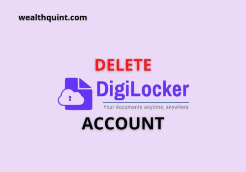 Delete Digilocker Account