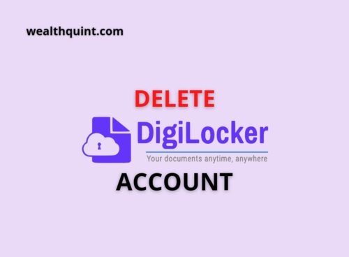 Delete Digilocker Account