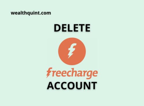 Delete Freecharge account