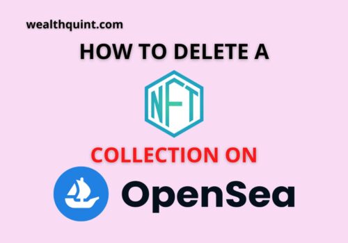Delete NFT Collection on opensea