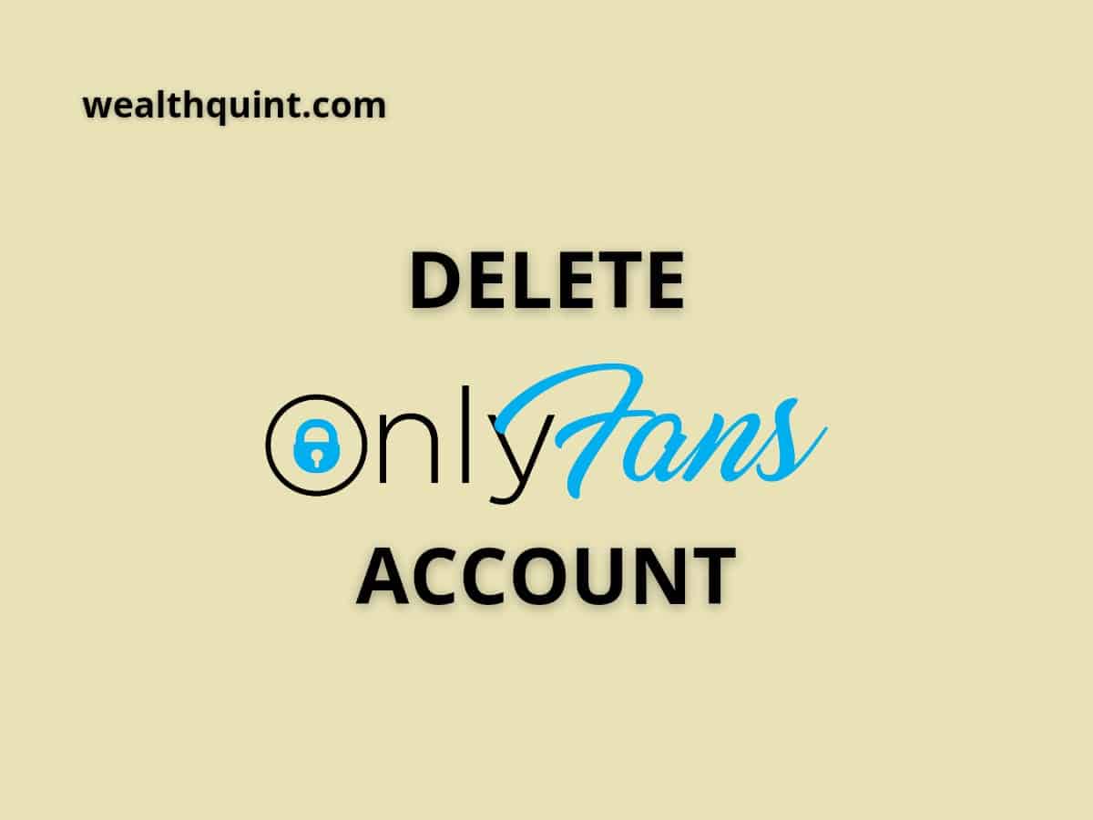Deleting onlyfans account