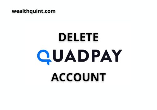 Delete Quadpay account