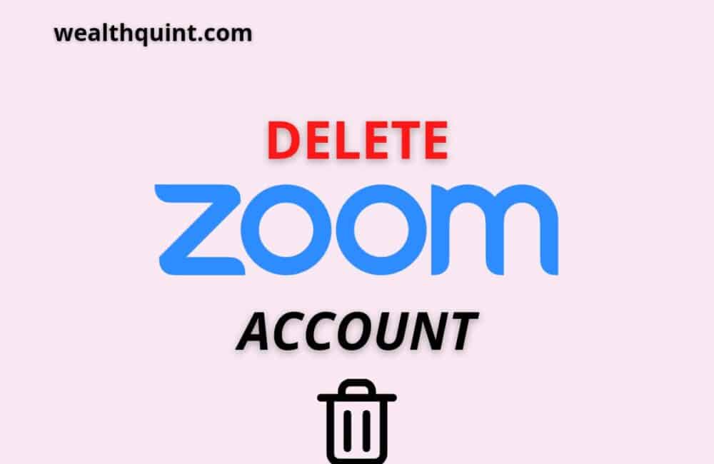 Delete Zoom Account