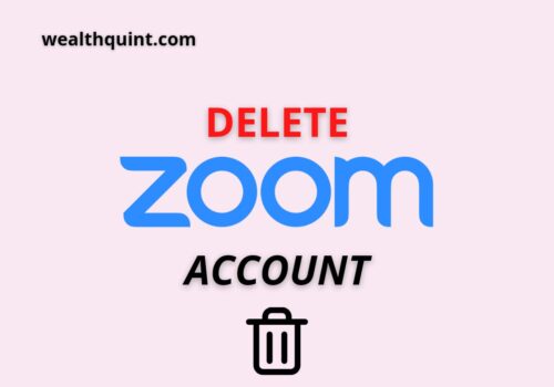 Delete Zoom Account