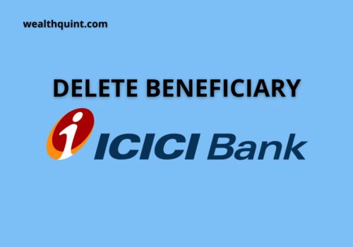 Delete beneficiary in icici bank