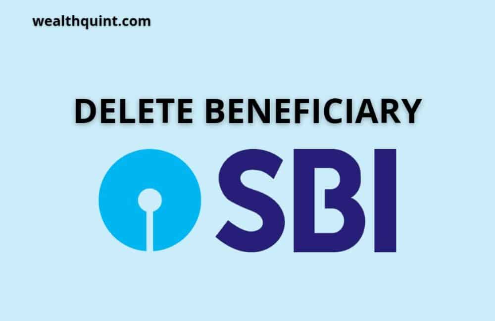 Delete beneficiary in sbi