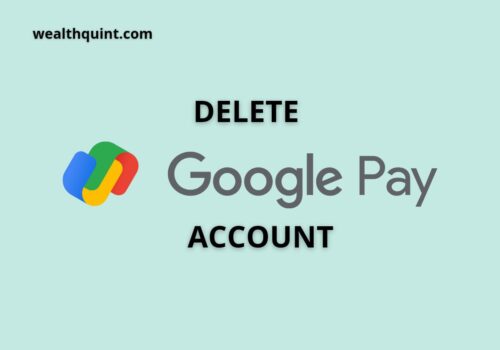 Delete google pay account