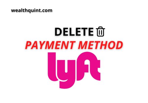 Delete payment methods Lyft