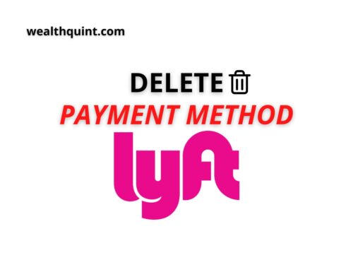 Delete payment methods Lyft