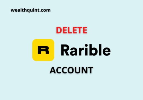 Delete rarible account