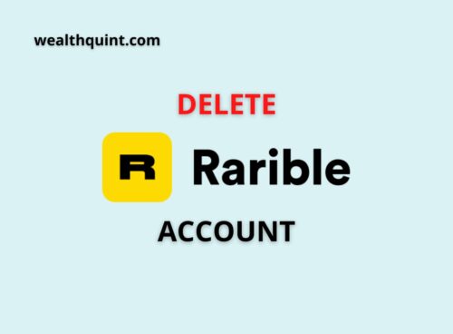 How To Delete Rarible Account? 1 Delete rarible account