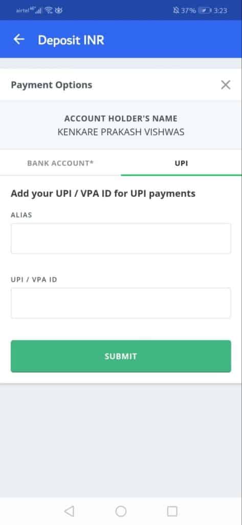 How to Deposit Money in WazirX? 6 Depsoit Wazirx M UPI