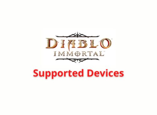 Diablo Supported Devices