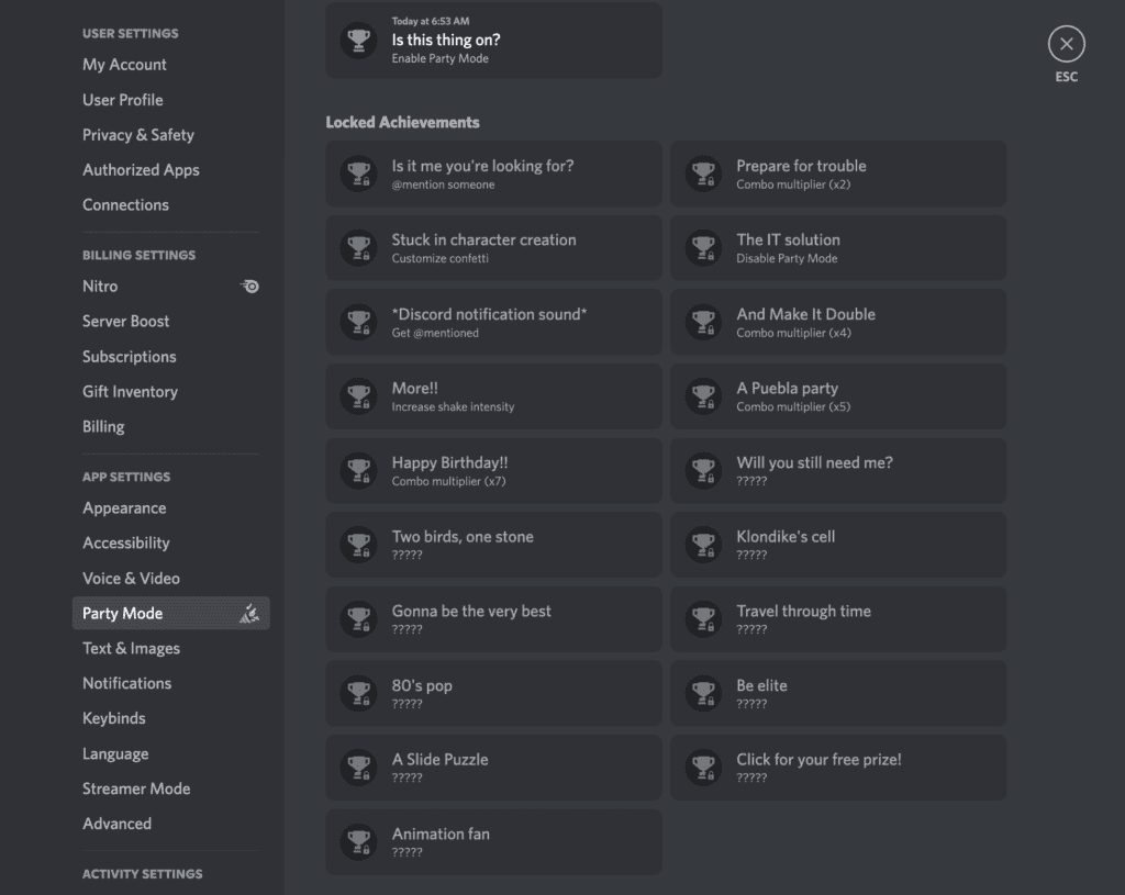 Discord Party Mode All Achievements 2 Discord Party Mode All Achievements screenshot