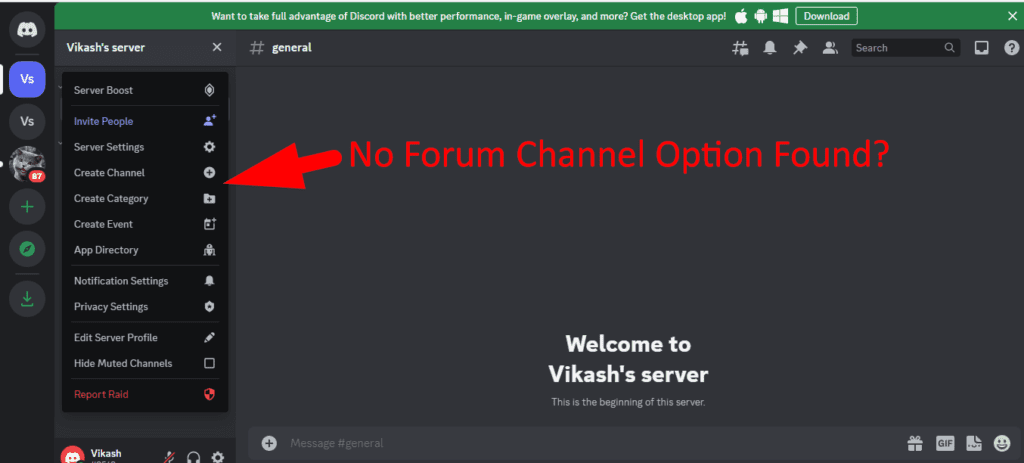 Discord: How to Create a Forum Channel on Mobile