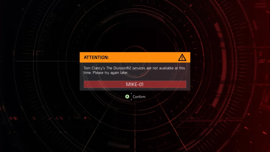 How To Fix Division 2 Error Code Mike-01 1 Division 2 Error Code Mike 01