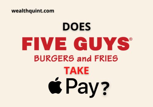 Does Five Guys Burger and fries take Apple Pay
