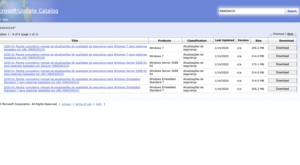 Download the KB4534310 Update