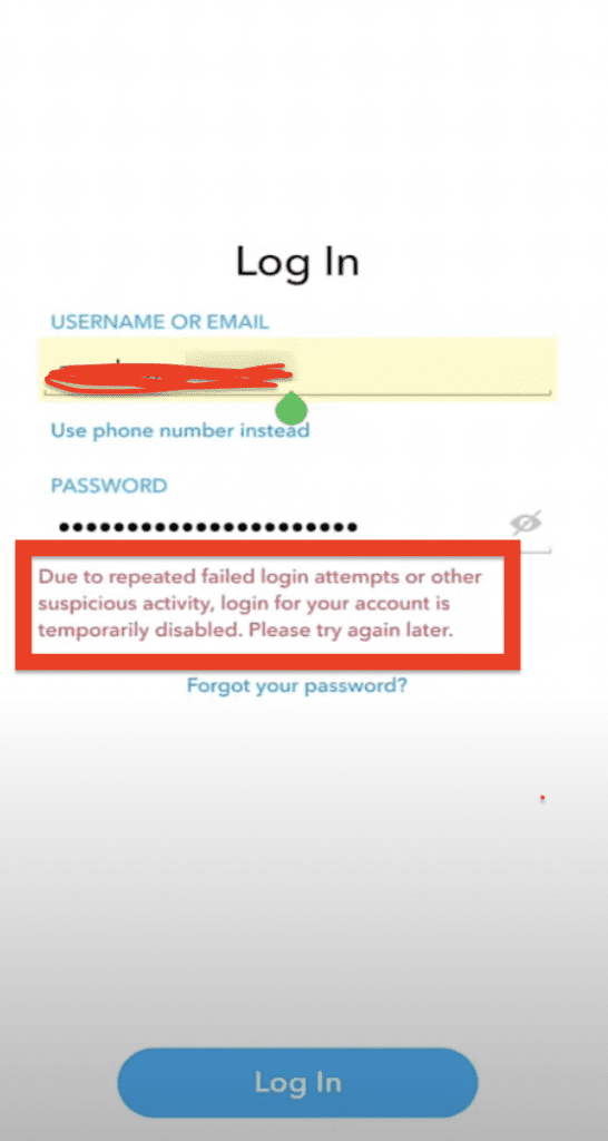 Fix: Due To Repeated Failed Login Attempts Snapchat 2 Due To Repeated Failed Login Attempts Snapchat