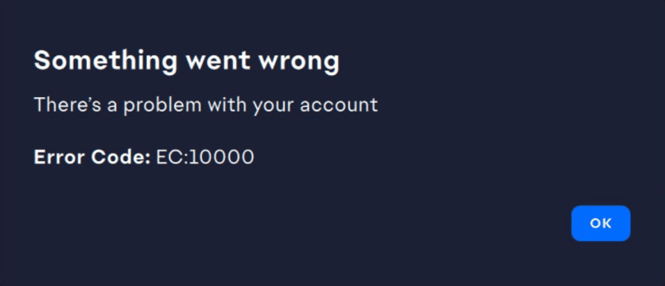 How to Fix "Error Code EC 10000" on EA App 1 EA App Error Code EC 10000