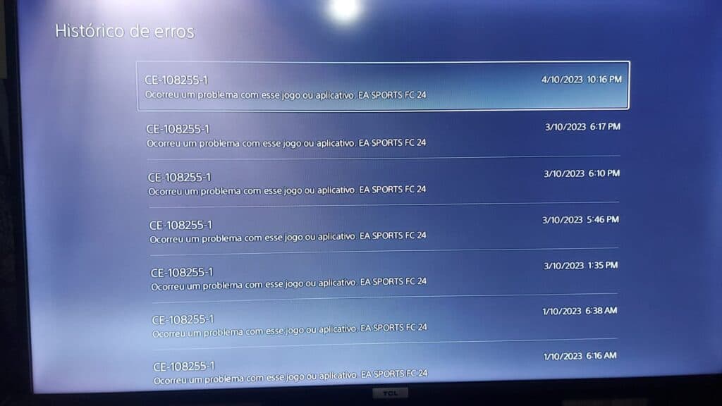 EA Sports WRC Error CE 108255 1