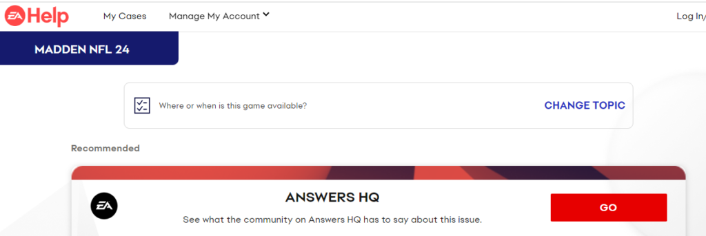 How To Fix “Oops Something Went Wrong” In Madden NFL 24 Companion App 2 EA support for something went wrong issue