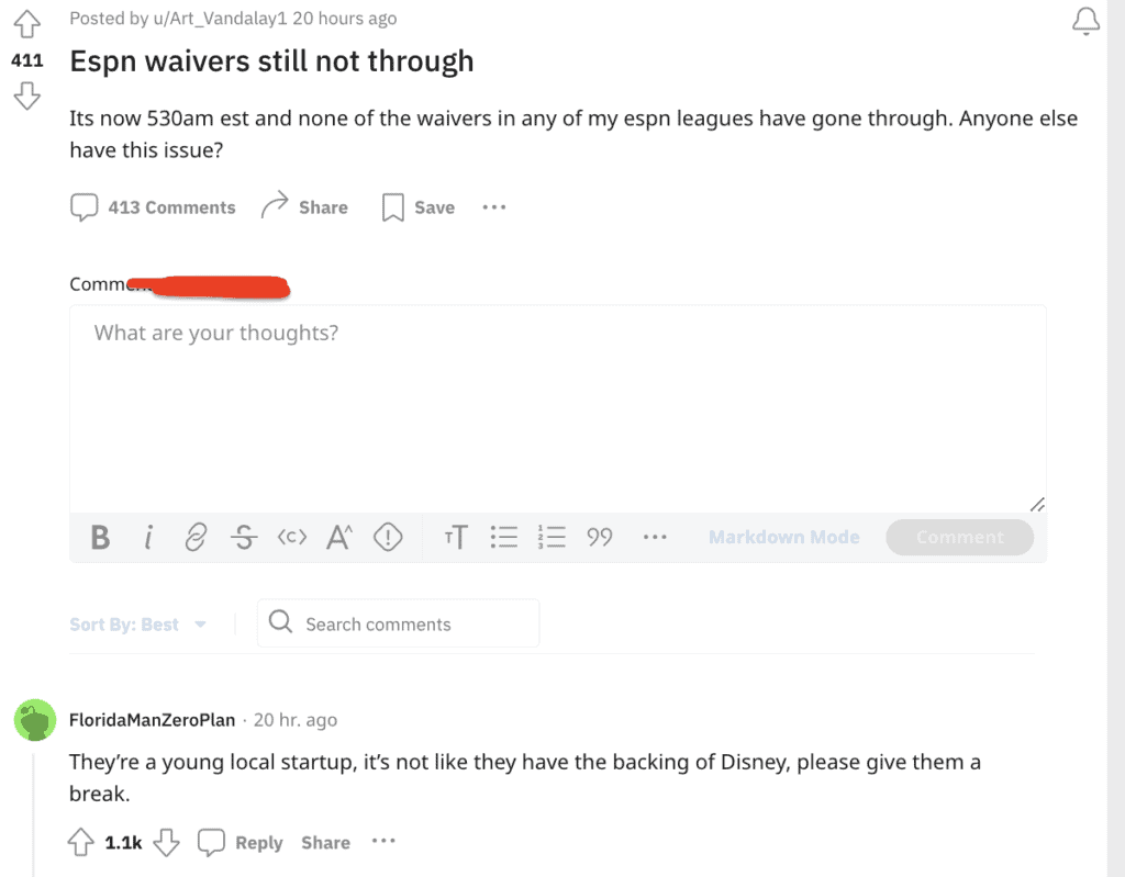 How to Fix ESPN Fantasy Football Waivers Not Working 2 ESPN Waiver Wire not Working