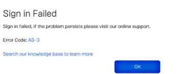 How To Fix Epic Games Error Code AS-3 2 Epic Games Error Code AS 3