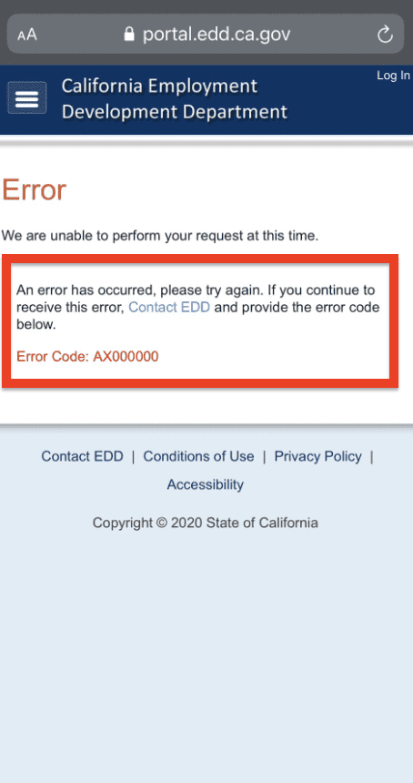 How to Fix "Error Code AX000000" on EDD 1 Error Code AX000000 on EDD