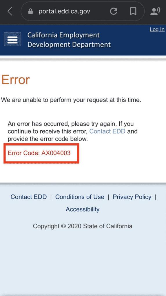 How to Fix "Error Code AX004003" on EDD 1 Error Code AX004003 on EDD