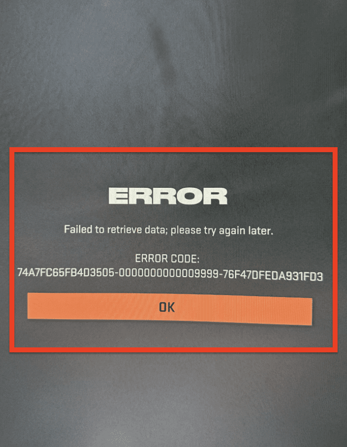 How to Fix "Error Code 74a7fc65fb4d3505" on NHL 23 1 Error code 74A7FC65FB4D3505-0000000000009999-B303560777938C5B NHL 23
