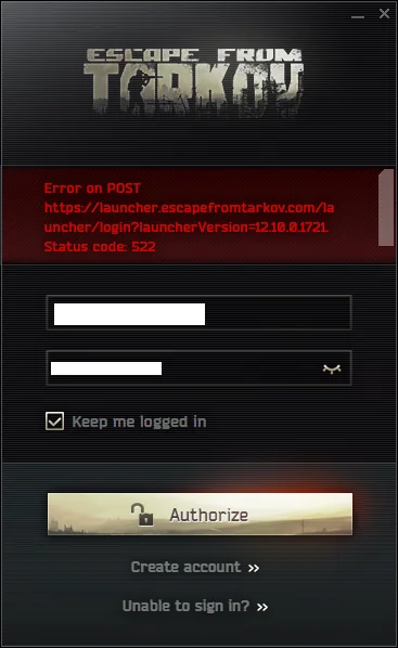 How To Fix Escape From Tarkov Error 522 2 Escape from Tarkov error 522