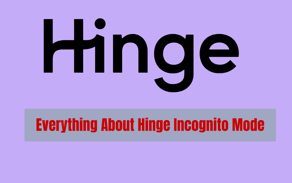Everything About Hinge Incognito Mode
