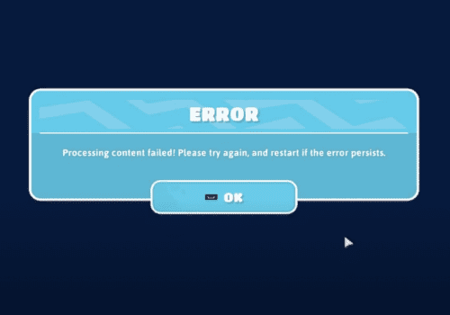 Fix: Fall Guys Processing Content Failed 9 FALL GUYS processing content failed