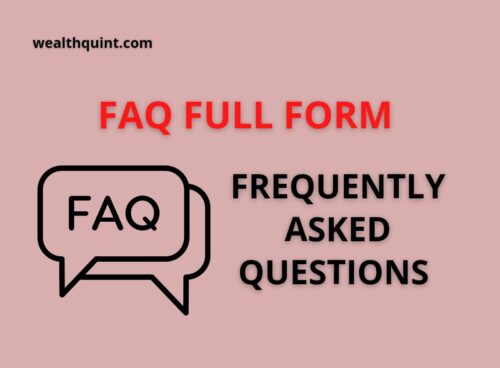 FAQ Full Form