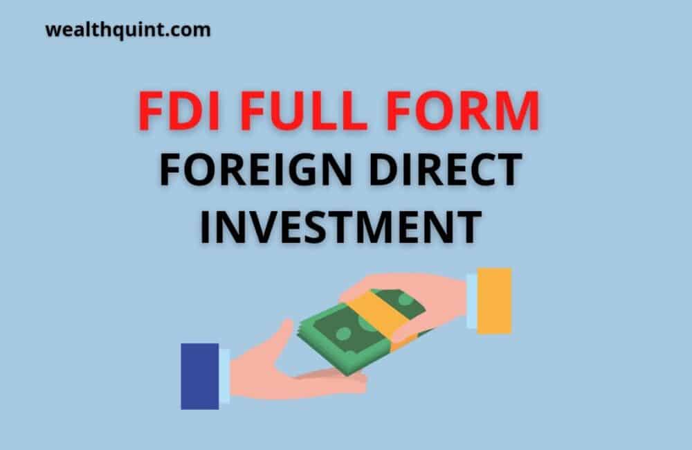 FDI Full Form
