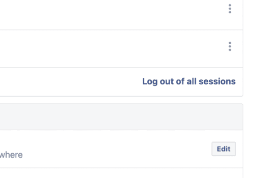 Facebook Not Logging Out