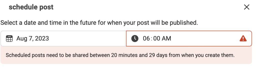 How To Fix Facebook Scheduled Posts Not Working 1 Facebook scheduled posts not working
