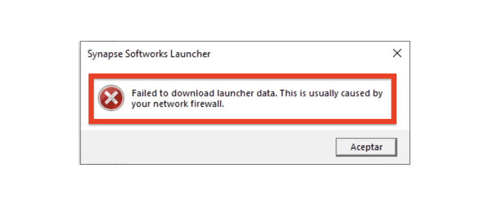 How to Fix "Failed to Download Launcher Data" Error on Synapse X 1 Failed to Download Launcher Data on Synapse X