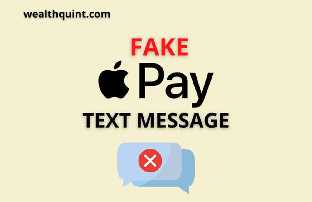 Fake Apple pay text message