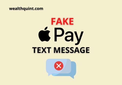 Fake Apple pay text message