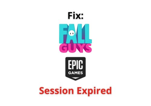 Fall Guys epic games session expired