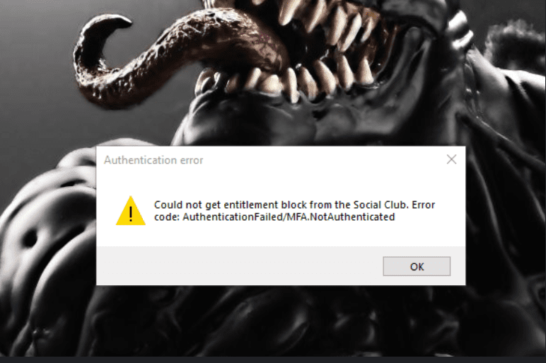 How to Fix FiveM Authentication Error 1 FiveM Authentication Error
