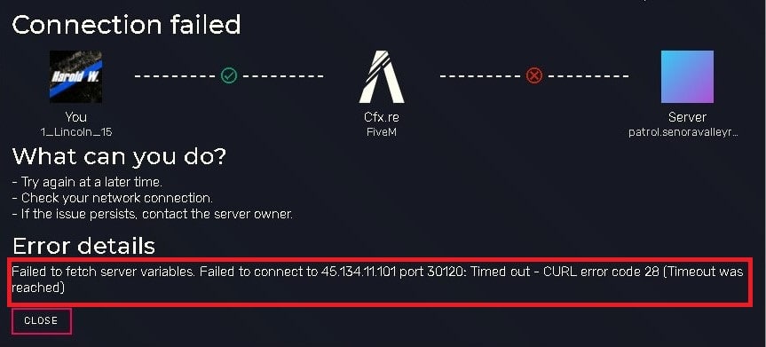 How To Fix FiveM Stuck On Requesting Server Variables 1 FiveM Stuck on requesting server variables