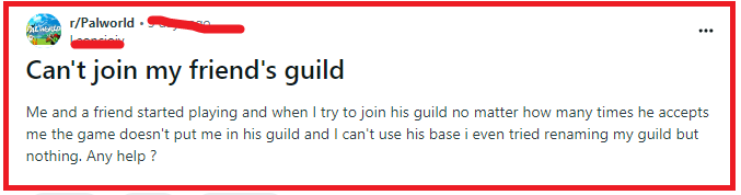 How To Fix Can't Join Friend Guild In Palworld 2 Fix Cant Join Friend Guild In Palworld