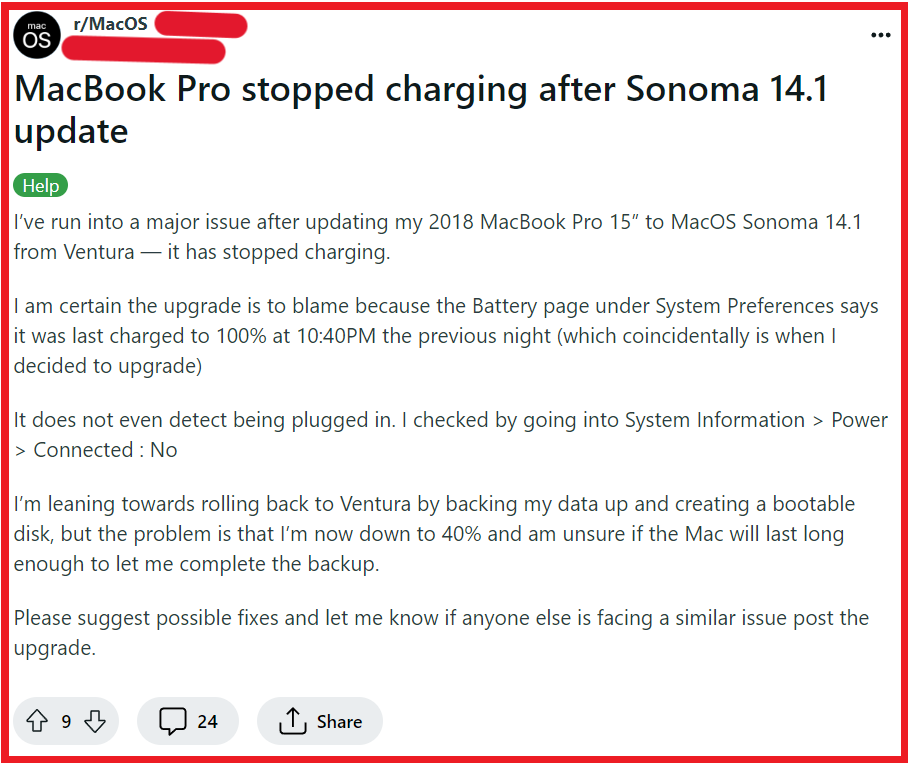 How To Fix macOS Sonoma Charging Issue 1 Fix Charging Issue On macOS Sonoma