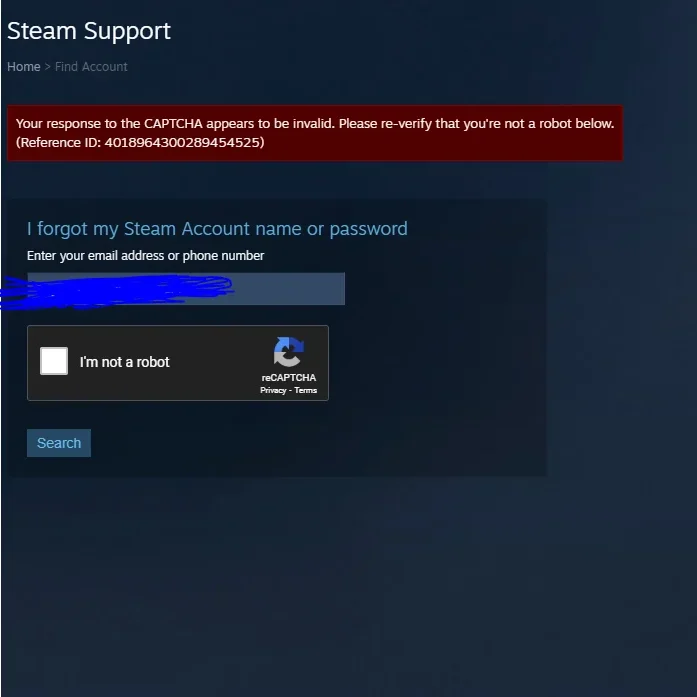 How To Fix Steam Create Account Captcha Not Working 2 Fix Create Account Captcha Not Working On Steam edited