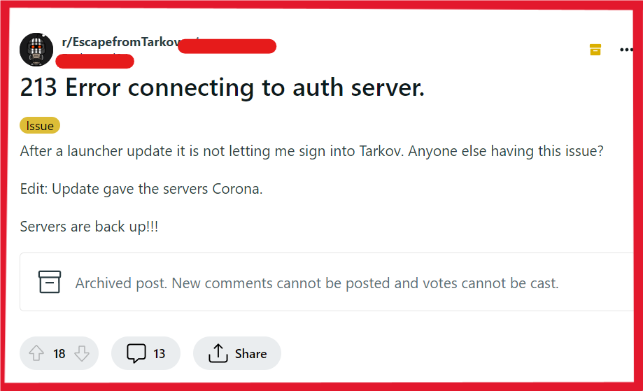 How To Fix Escape From Tarkov Error 213 Error Connecting To Auth Server 2 Fix Error 213 Error Connecting To Auth Server in Escape from Tarkov